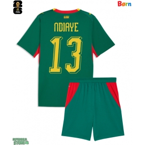 Senegal Iliman Ndiaye #13 Replika Babytøj Udebanesæt Børn VM 2026 Kortærmet (+ Korte bukser)